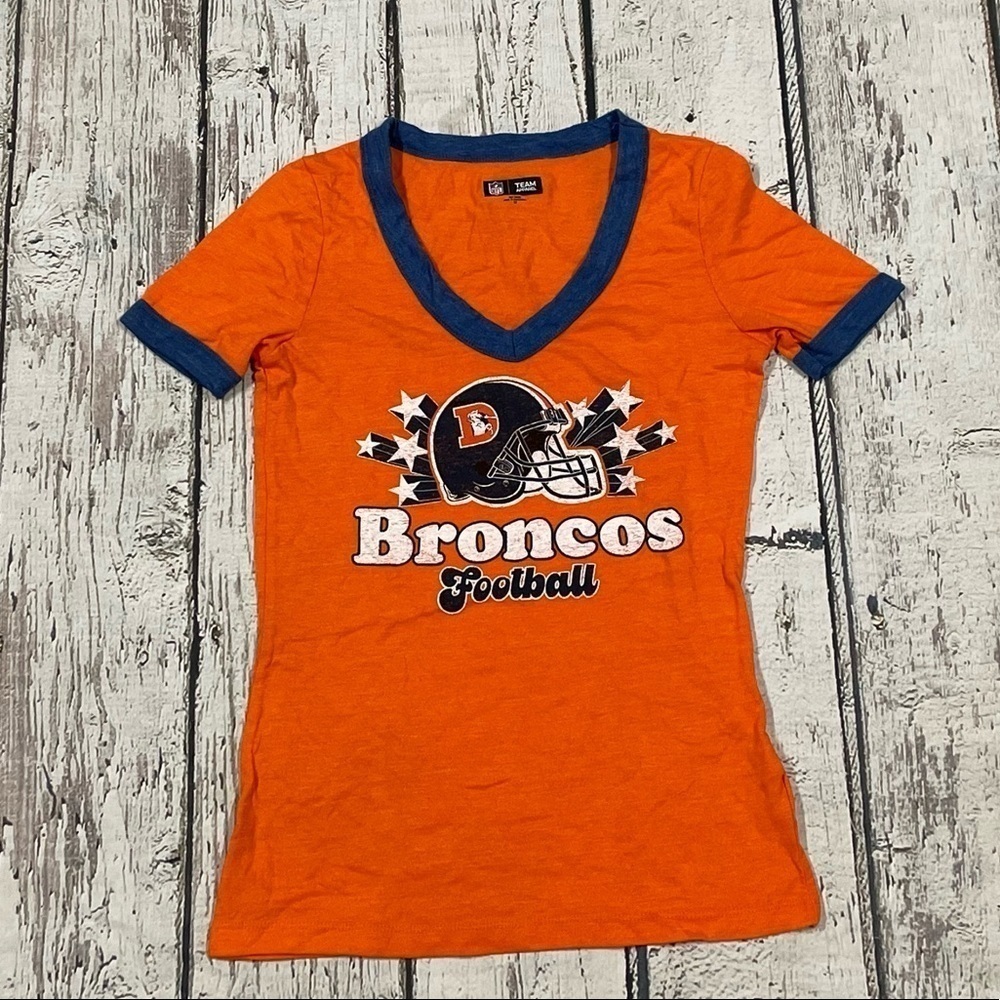 Women's Denver Broncos NFL Football Sports Tee Top Shirt